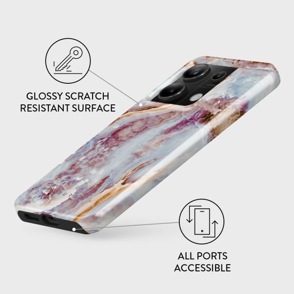 Frozen Leaves - Cute Marble Xiaomi Redmi Note 13 Pro 5G Case For Cheap - Image 3