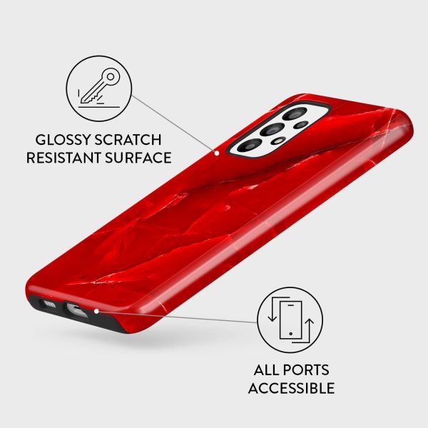 Wild Blaze - Red Samsung Galaxy A23 4G   5G Case Online Sale - Image 3