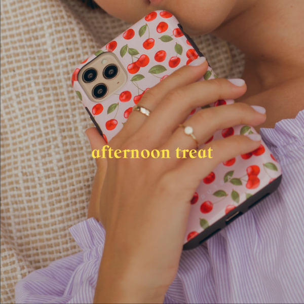 Afternoon Treat - Cherry Xiaomi Redmi Note 13 Pro+ 5G Case For Sale - Image 5