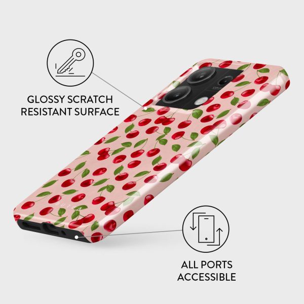 Afternoon Treat - Cherry Xiaomi Redmi Note 13 5G Case For Sale - Image 3