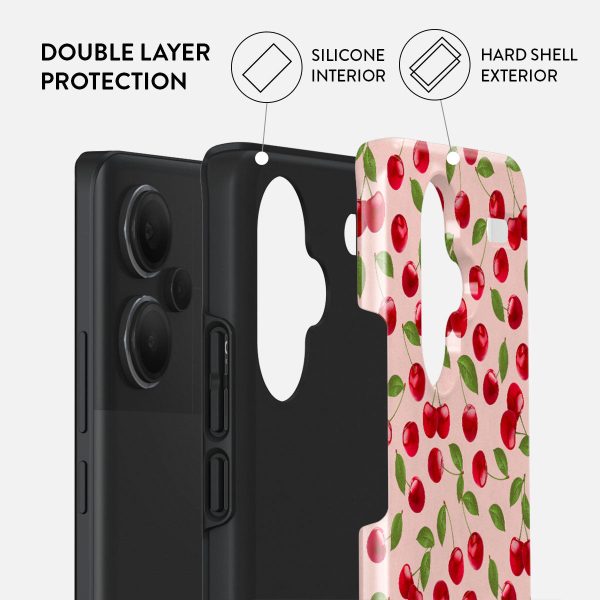 Afternoon Treat - Cherry Xiaomi Redmi Note 13 Pro+ 5G Case For Sale - Image 2
