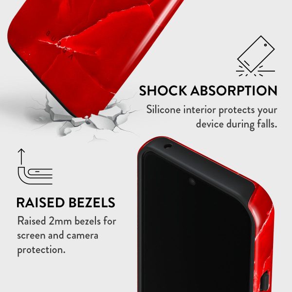 Wild Blaze - Red Google Pixel 8a Case Online Sale - Image 4