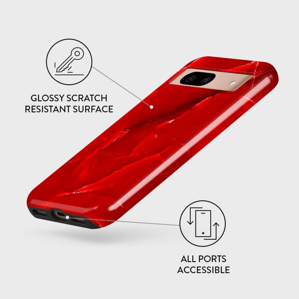 Wild Blaze - Red Google Pixel 8a Case Online Sale - Image 3