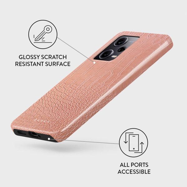 Pink Croco - Xiaomi Redmi Note 12 Pro+ 5G Case Hot on Sale - Image 3