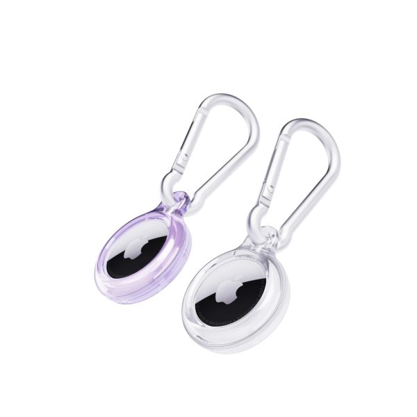 EvoPop - Apple AirTag Case Bundle (x2) - Diamond Dust and Clear Discount - Image 3