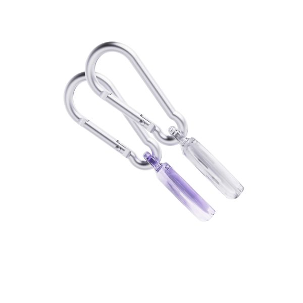 EvoPop - Apple AirTag Case Bundle (x2) - Diamond Dust and Clear Discount - Image 4
